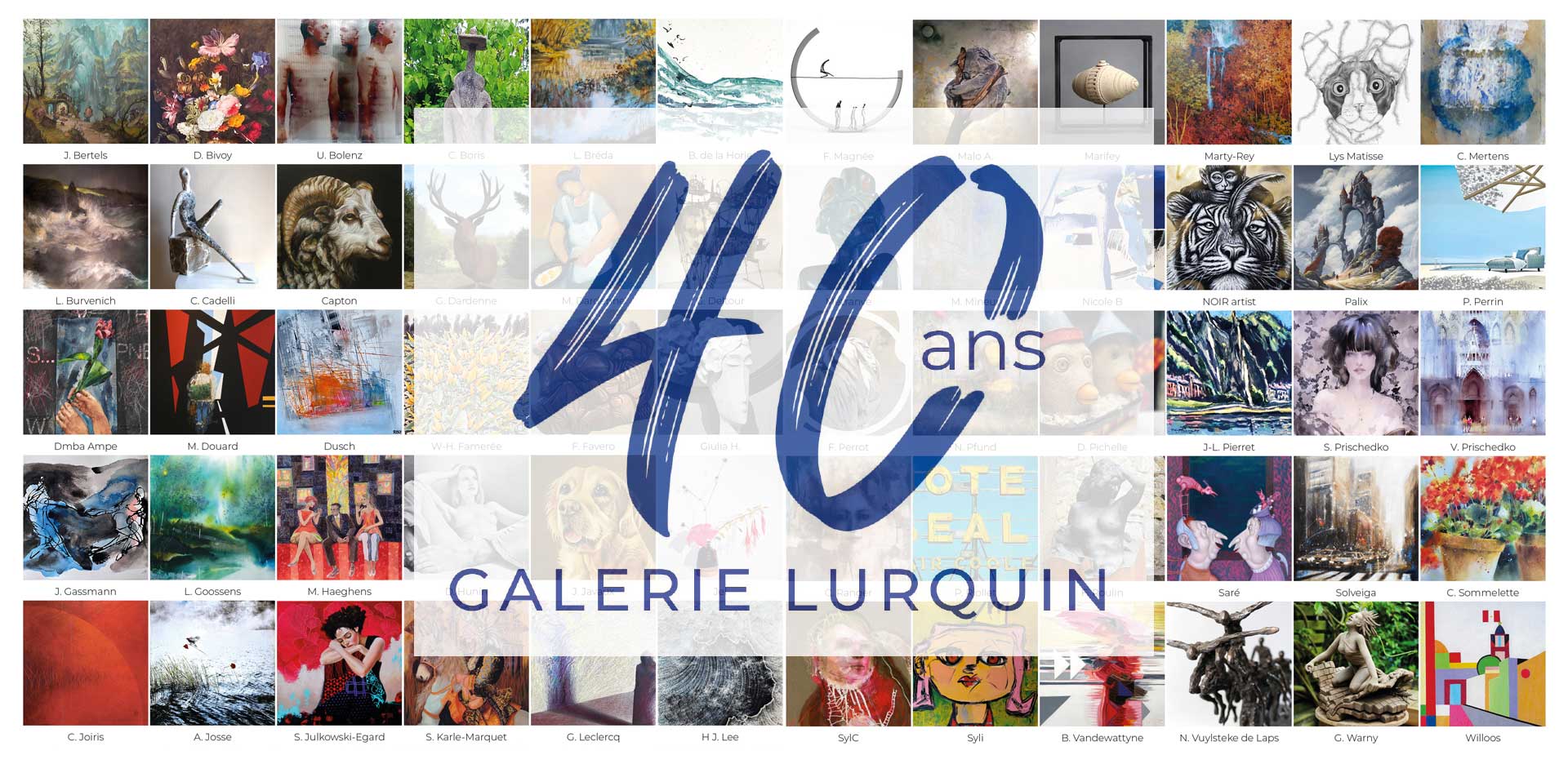 Les 40 ans de la Galerie Lurquin à Dinant